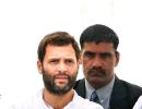 Rahul's first roadshow in Lucknow a damp squib