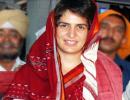 Priyanka Gandhi returns to campaign in Amethi, Rae Bareli