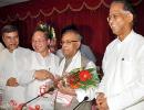 Prez poll: Pranab Mukherjee campaigns in north-east