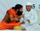 Hazare, Ramdev pull UPA govt by the collar