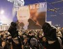 Russian opposition rallies against Putin's victory