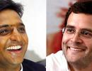 UP's laptop brigade: Akhilesh, Rahul and Varun