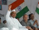 Passions run high at Anna Hazare's protest site