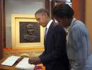 Obama invoked Gandhi while seeking re-election