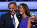 First job: Obama's daughter serves coffee! What did you do?