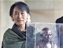 Suu Kyi and Rahul Gandhi's common link at Congress hq