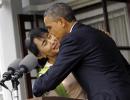 Fond moments: When Obama met Suu Kyi during Myanmar trip