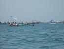 PHOTOS: Fishermen lay siege to Kudankulam nuclear plant