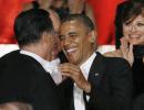 Obama, Romney's fun night: 'Biden will laugh at anything'