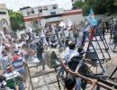 Hyderabad tense ahead of massive Telangana march