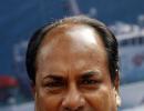 Government reconstitutes GoM on Telangana, brings in Antony