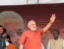 Modi stitches up a wider political alliance at Hyderabad