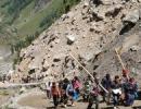 Heavy rains halt Amarnath yatra