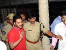 PIX: Police ends Jagan's fast in jail; shifts him to hospital