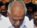 What is holding up Yeddyurappa's return to the BJP?