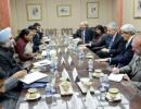 Sujatha Singh in US, says it's up to Karzai to sign security pact