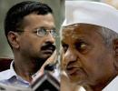 Anna-Kejrwal spat on Lokpal out in the open