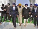 PHOTOS: Cameron pays obeisance at Golden Temple