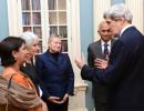 Kerry meets Mathai; reaffirms importance of Indian ties