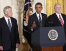 Obama names Hagel, Brennan to lead Pentagon, CIA