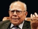 Jethmalani hopes Rajnath will 'cleanse' BJP