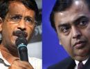 Sue me, not the media, Kejriwal writes to Ambani