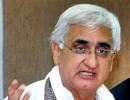 Salman Khurshid in Nepal on day-long visit