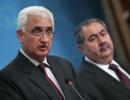 Khurshid returns home after two-day Iraq visit