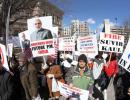 Modi backers stage 'funeral of free speech' near Wharton