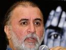 CCTV shows Tejpal pulling woman into hotel lift: Police