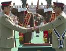 Pakistan army chief Kayani passes on the baton to General Sharif