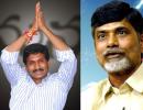 How does Chandrababu Naidu fare against Jaganmohan Reddy?