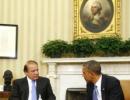 Obama, Sharif talk terror; no promise of ending drone strikes