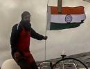 Hoisting the Indian flag where no one else has