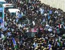 PHOTOS: High drama at Jagan's release