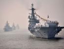 Fire in aircraft carrier INS Virat