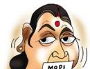 Why is Sushmaji silent on NaMo?