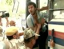 UPSC row: Student activists protest outside Rajnath's house