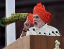 3 new slogans Modi raised at Red Fort