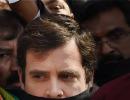 At Parliament, Rahul leads protest, BJP sings bhajans