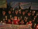 Indian students pay silent tribute to victims of Peshawar tragedy