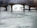 FROZEN: Layer of ice covers Dal Lake