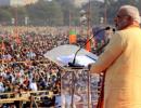 Modi tears into Left but goes soft on Mamata in Kolkata rally