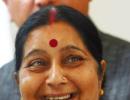 Sushma Swaraj faces flak over Gita remarks