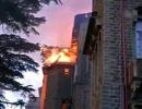 Fire demolishes heritage building in Shimla