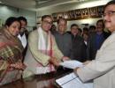 Congress MP Sanjoy Singh files nomination for RS polls