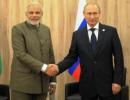 Modi, Putin hold talks to boost cooperation with sanctions-hit Russia