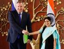 Russian deputy PM holds talks with Swaraj