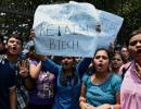 DU BTech students protest against scrapping of course