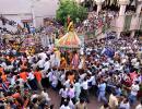 Lord Jagannath's rath rolls out in Ahmedabad